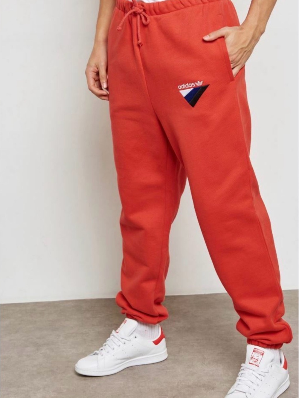 adidas Originals Anichkov Red Sweatpants Mens M Embroidered Logo